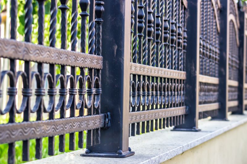 Iron Privacy Fence Installation