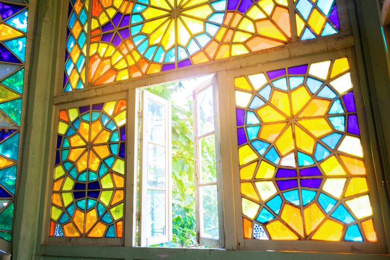 Stained Glass Window Installation