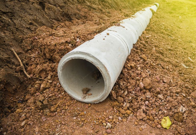 Local Drainage Pipe Installation