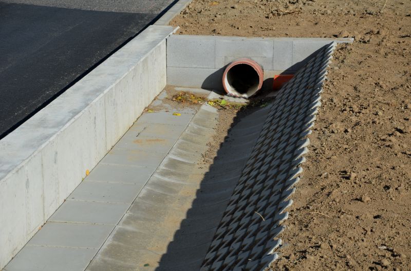 Retaining Wall Drainage Installation